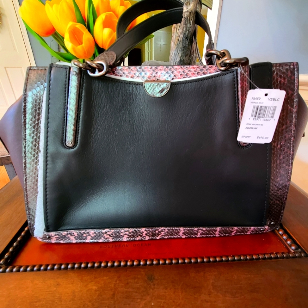 Coach Dreamer 36 with snakeskin multicolor